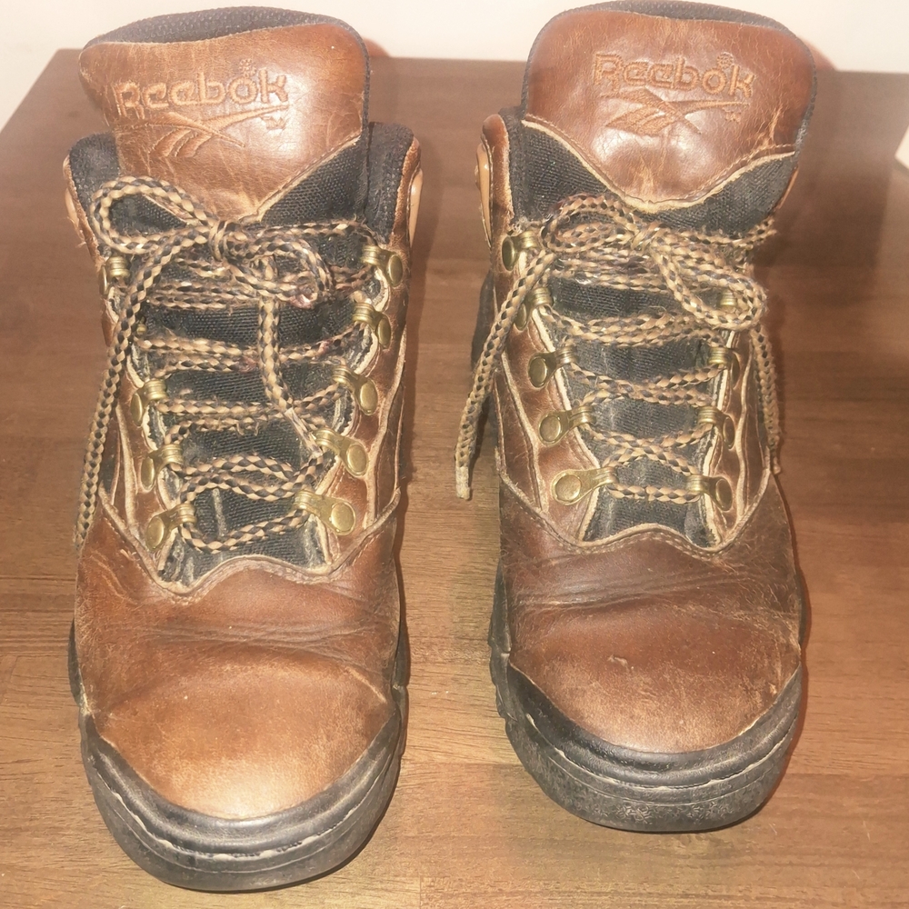 Reebok Women's Brown Leather Boots